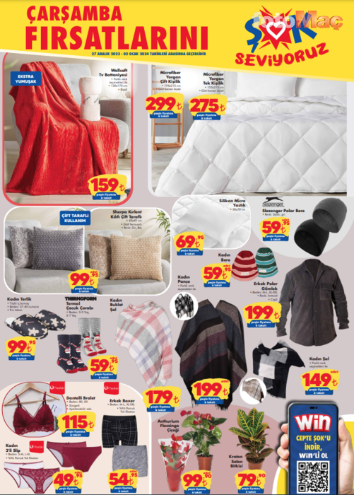 ŞOK AKTÜEL ÜRÜNLER KATALOĞU | 27 Aralık - 2 Ocak ŞOK indirimli ürünler listesi